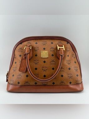 MCM Visetos Dome Bag